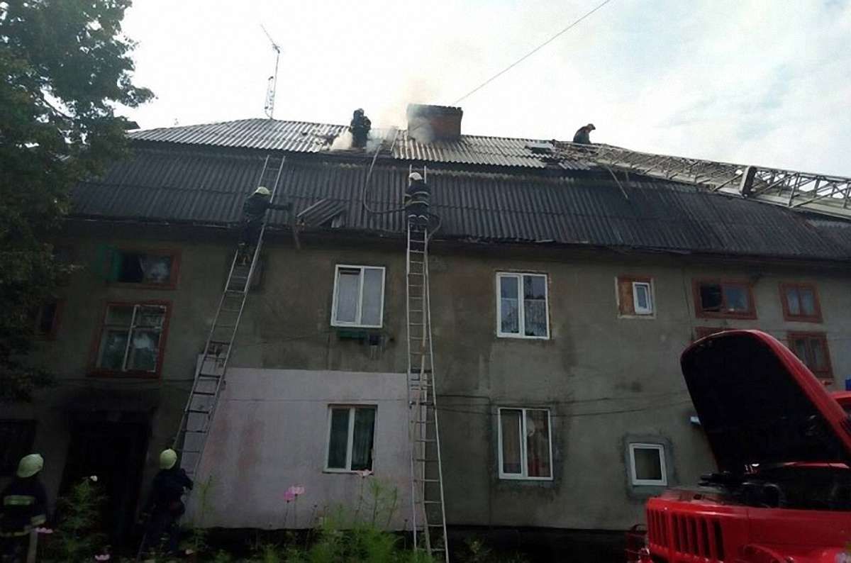 Під час пожежі у житловому будинку Борислава евакуювали мешканців