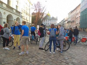 До акції «Велосипедом на роботу» долучилася понад сотня львів'ян