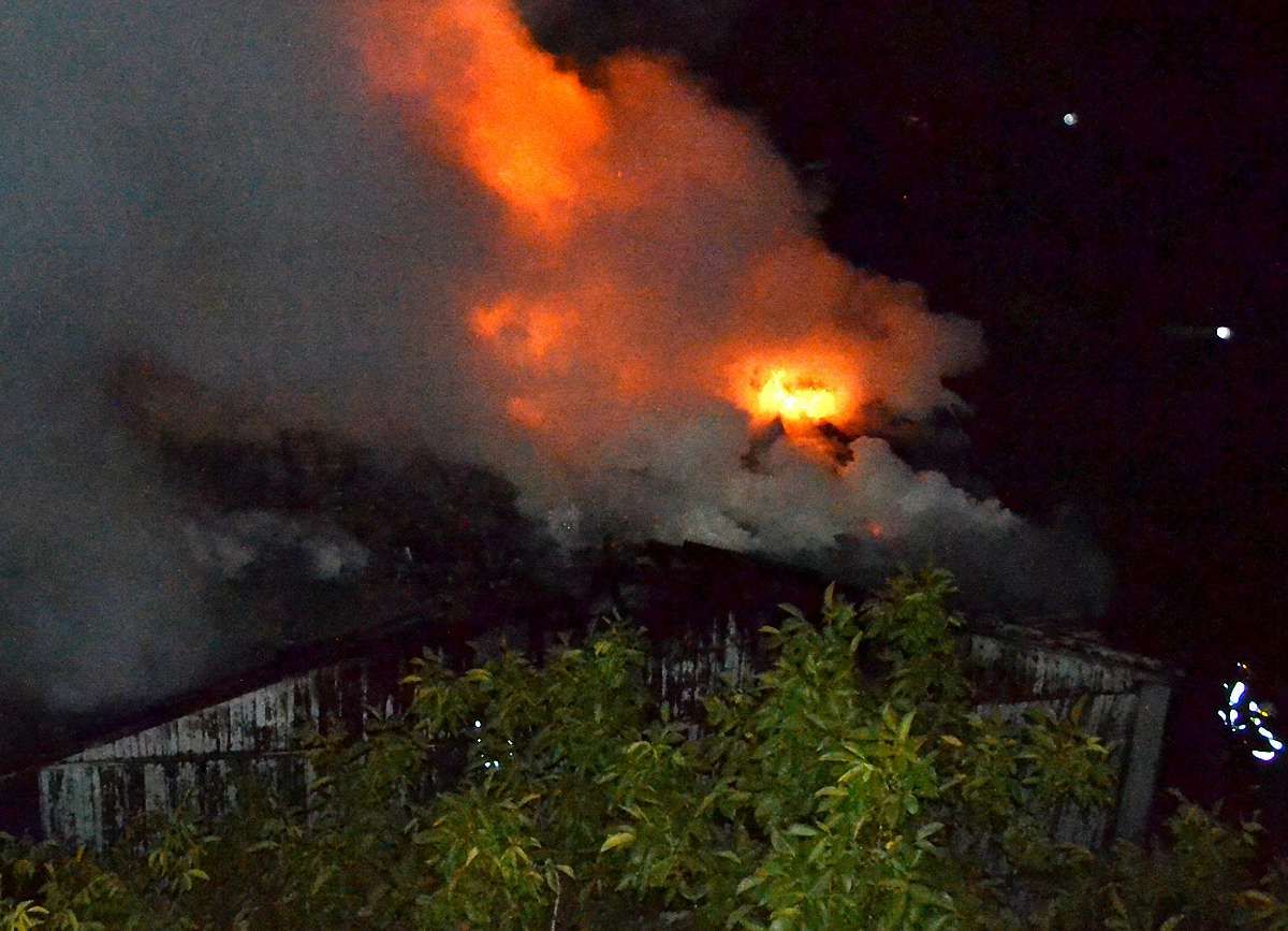 В Одесі горів санаторій, землю якого міськрада передала під забудову