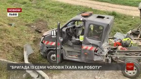 Онурівська ГАЗель гальмувала перед пішохідним переходом, коли в неї врізався бензовоз