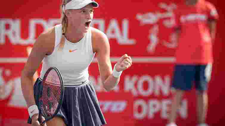 18-річна українка сенсаційно виграла тенісний турнір WTA