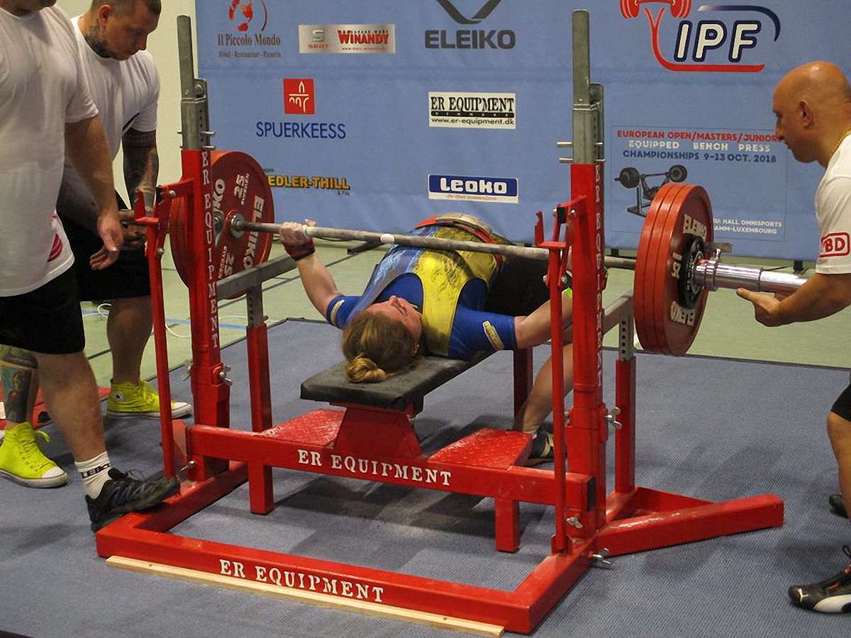 Українка побила світовий рекорд у жимі штанги лежачи