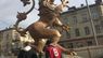 У Львові встановили скульптуру лева до 100-річчя ЗУНР