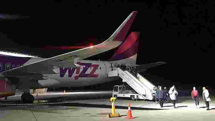 Wizz Air здійснив перший рейс зі Львова до Вільнюса