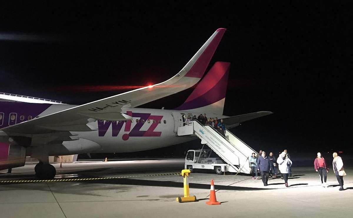 Wizz Air здійснив перший рейс зі Львова до Вільнюса
