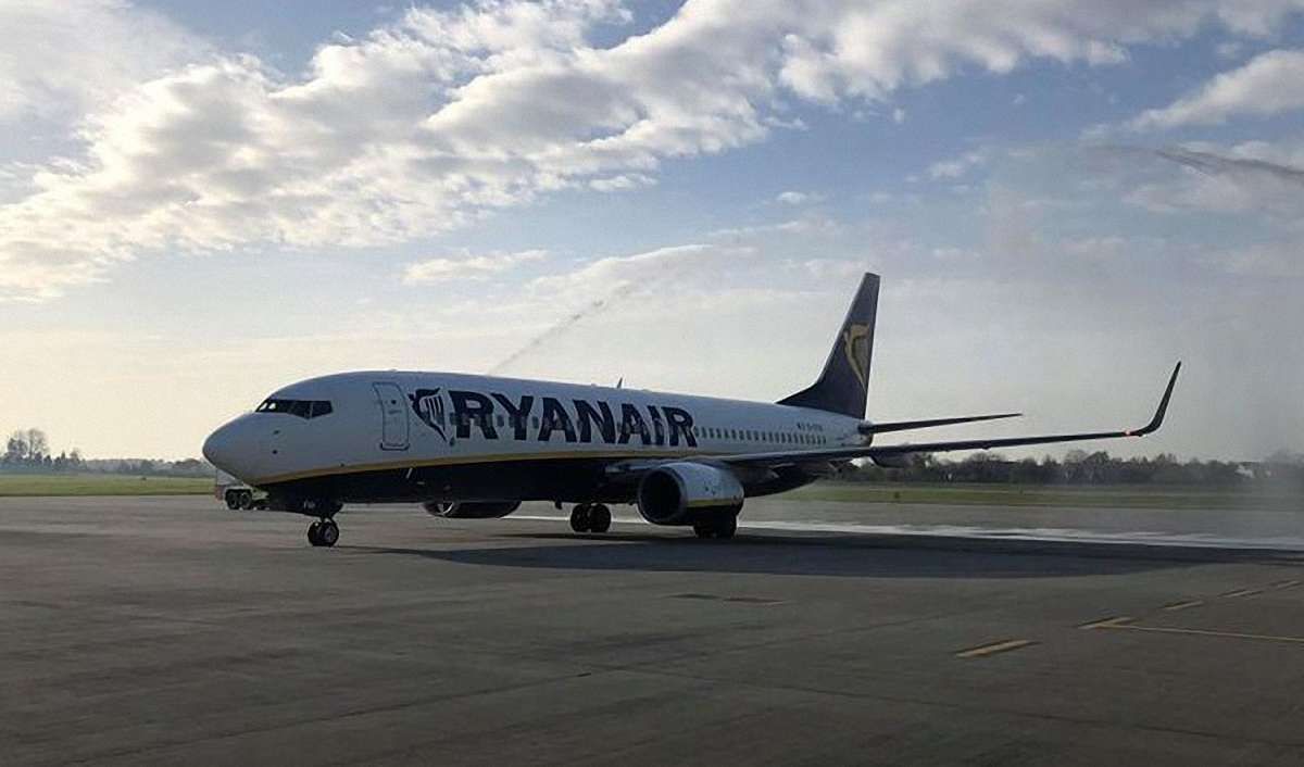 Ryanair оголосив про продаж акційних квитків зі Львова