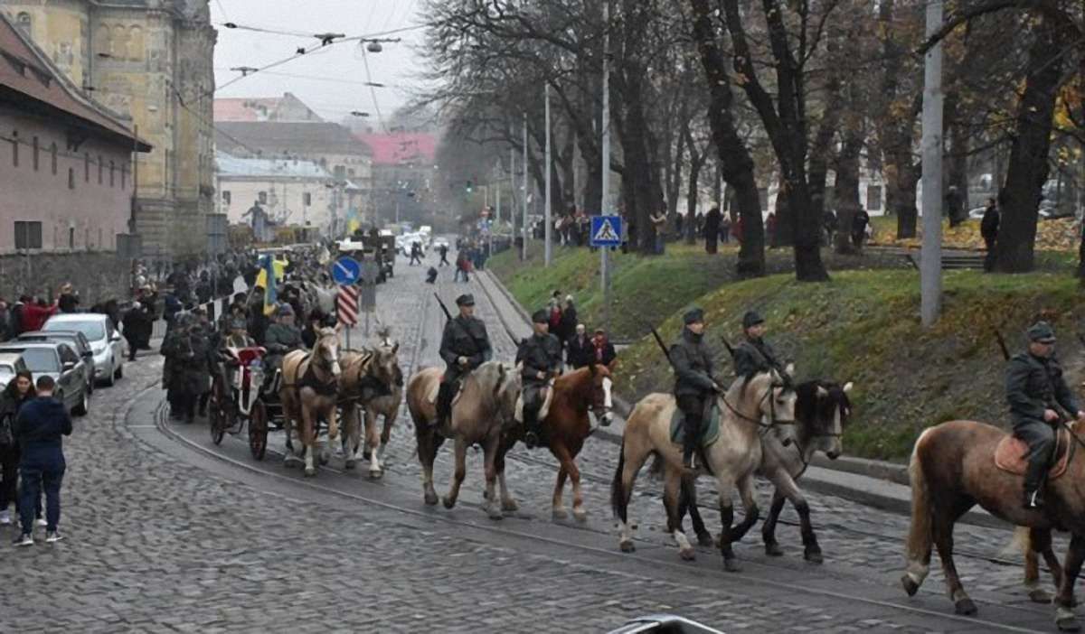 Центром Львова пройшов марш слави ЗУНР