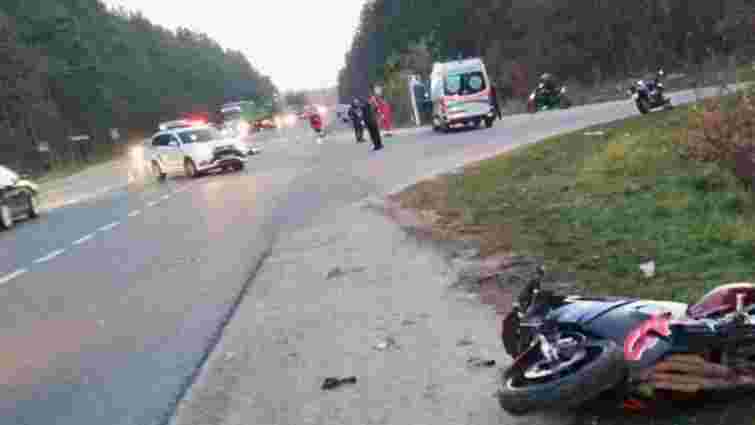 У ДТП поблизу Львова загинули велосипедист та мотоцикліст