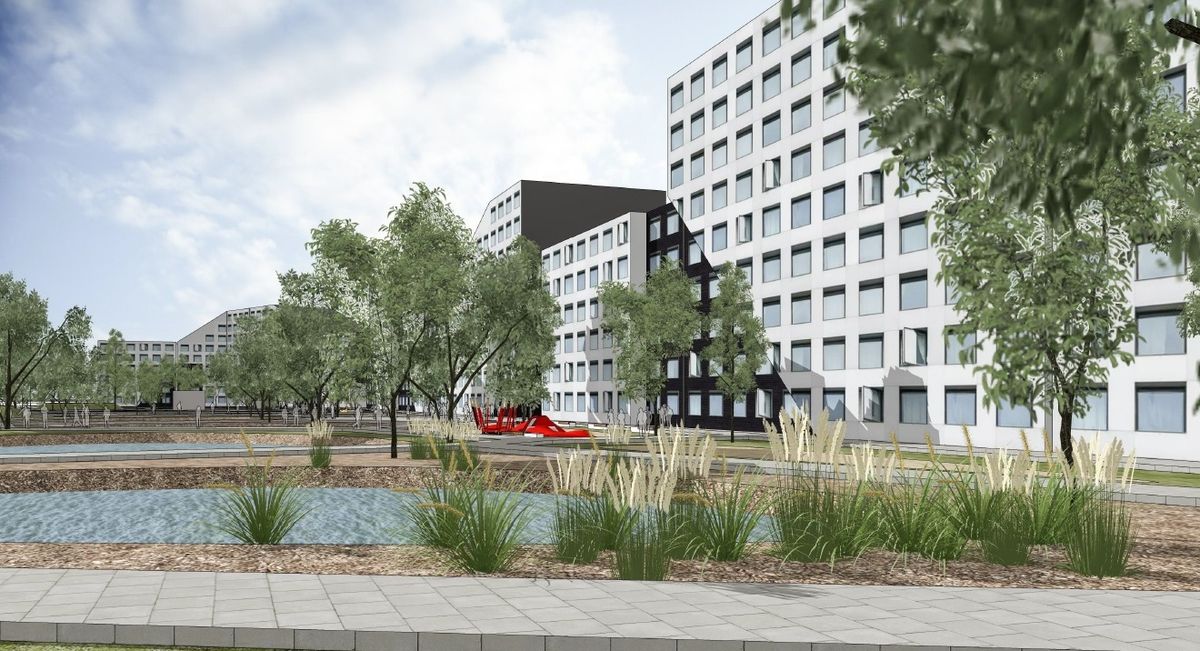 Біля «Арени Львів» збудують житловий комплекс із сімома водоймами