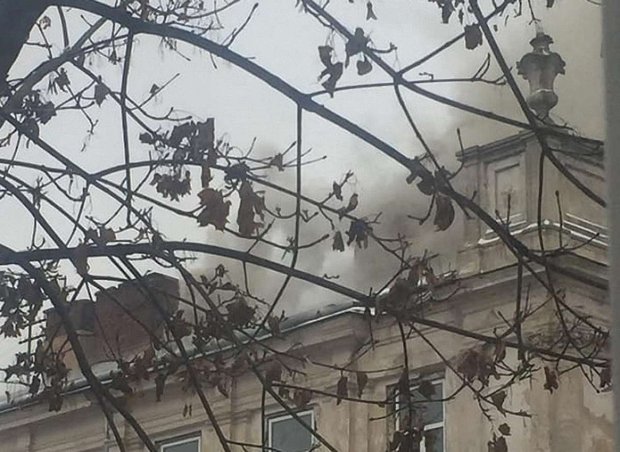 Масштабна пожежа у Львівській обласній клінічній лікарні