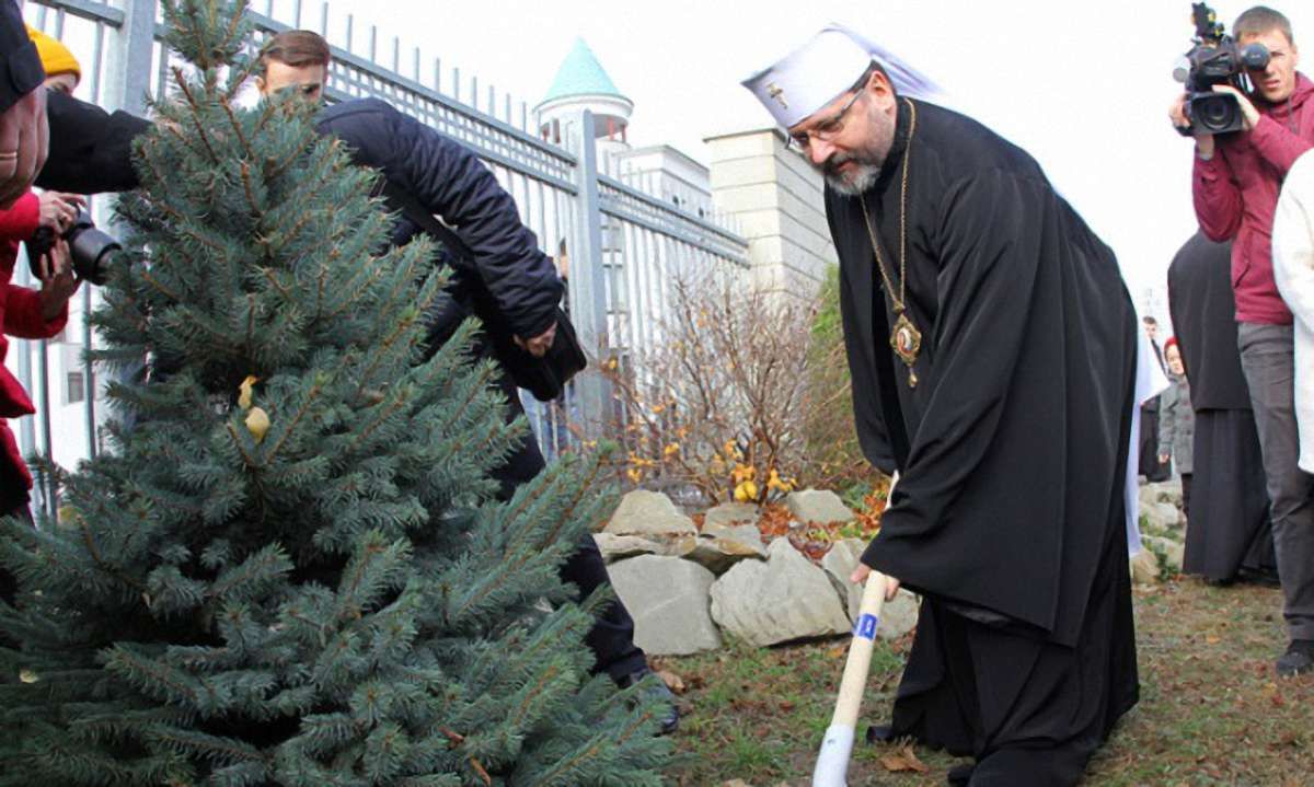 Глава УГКЦ закликав вірних відмовитися від зрубаних ялинок на Новий рік та Різдво