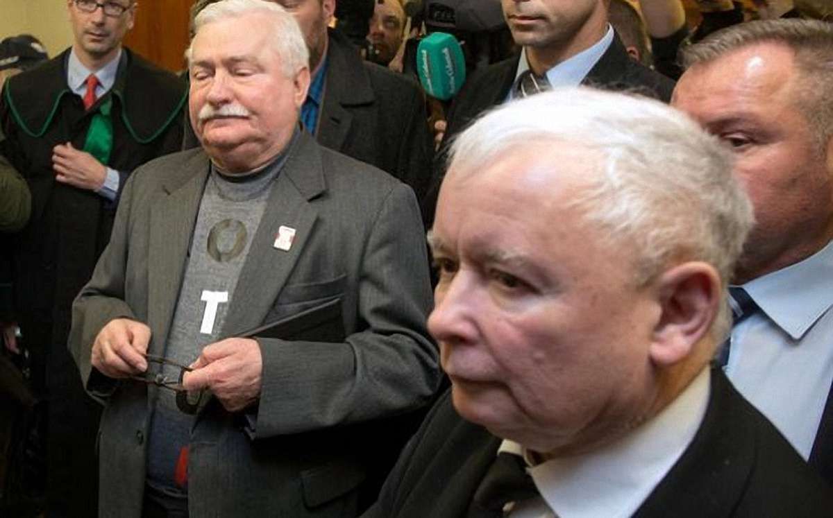 У Польщі Лех Валенса програв суд Ярославу Качинському через дописи у Facebook