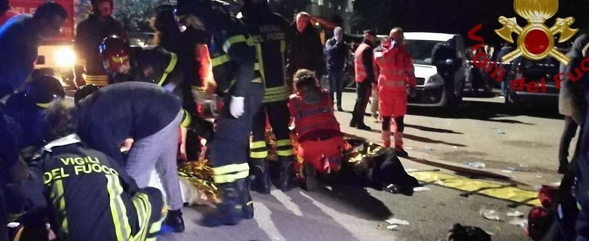 В Італії через тисняву на концерті загинуло шестеро людей