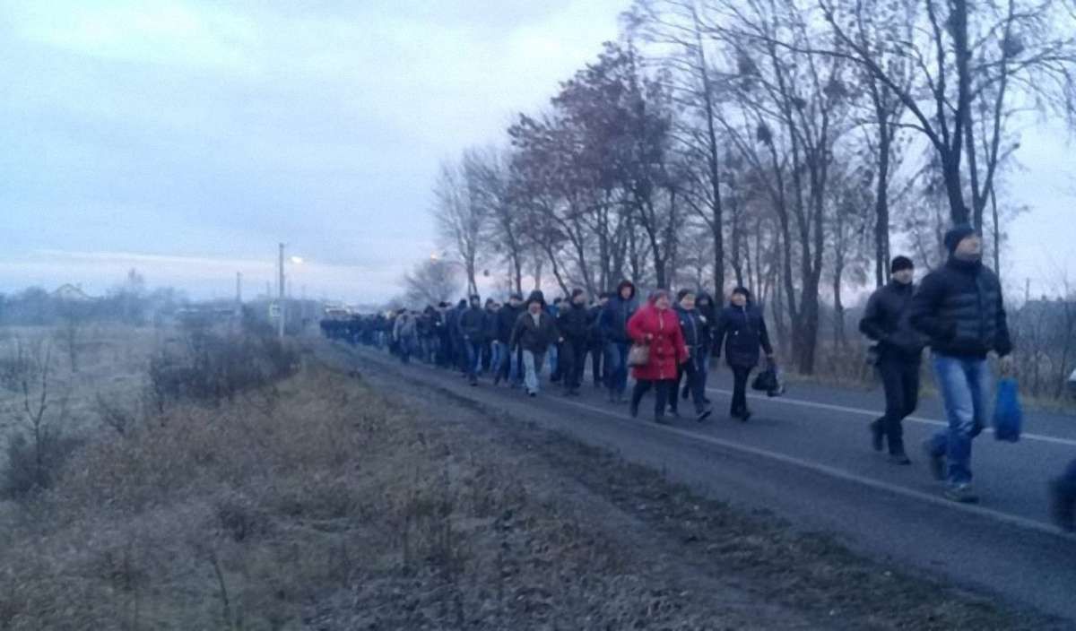 Працівники шахти «Лісова» підтримали шахтарів, які оголосили «підземний» страйк