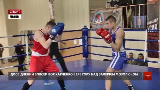 У Львові спортсмени-військовослужбовці боксували за титул чемпіона України