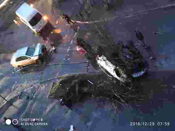 У серйозній ДТП в центрі Червонограда постраждали двоє водіїв