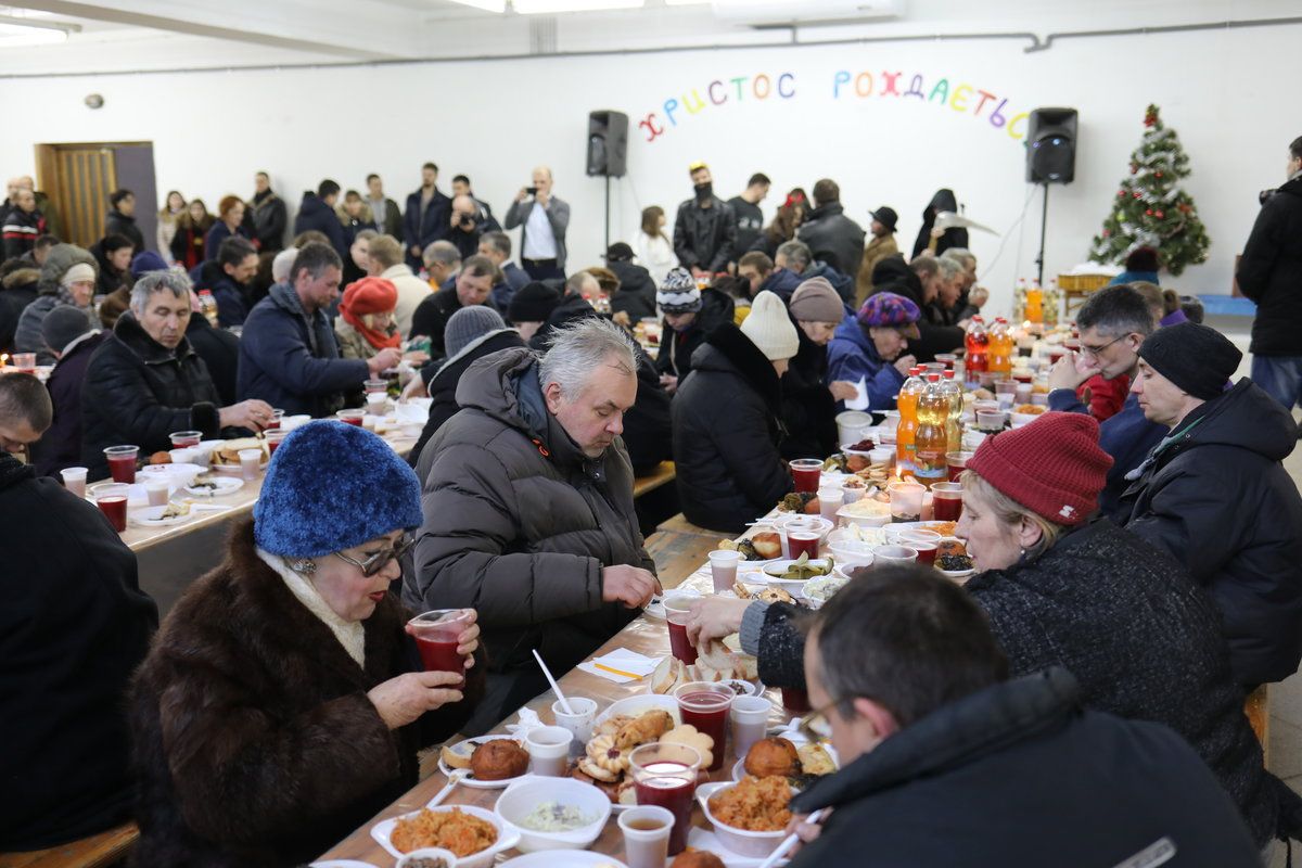 У Львові влаштували Святвечір для нужденних