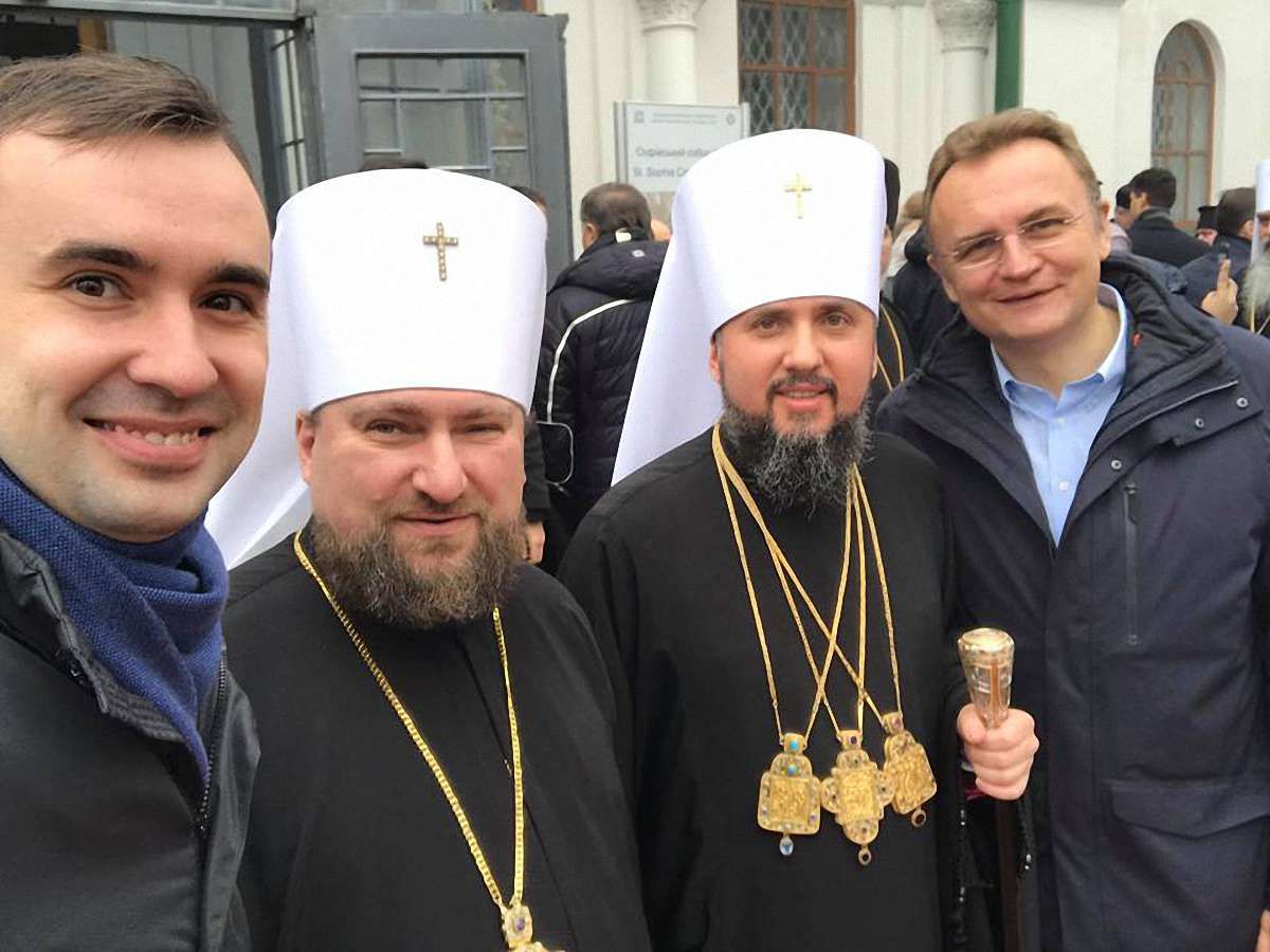 Мер Львова взяв участь у церемонії інтронізації глави ПЦУ Епіфанія
