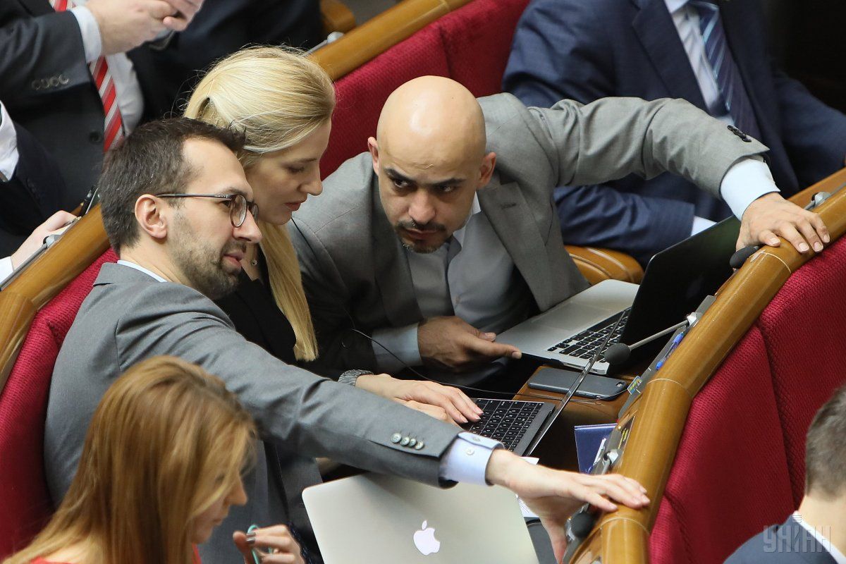 Найєм, Лещенко і Заліщук оголосили про вихід з парламетської фракції БПП