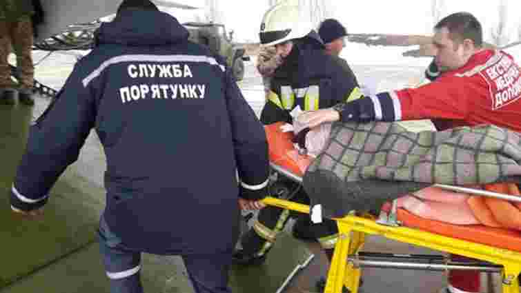 В Україні вперше провели аеромедичну евакуацію