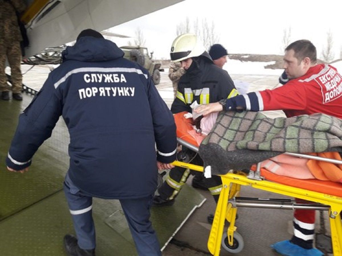 В Україні вперше провели аеромедичну евакуацію