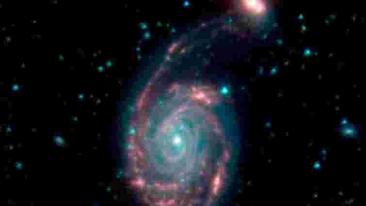 Телескоп Spitzer зафіксував згубне злиття галактик