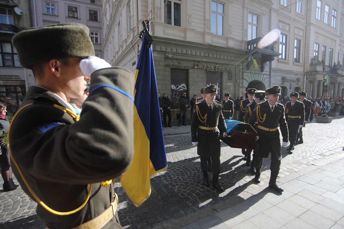 У Львові попрощалися зі старшим сержантом поліції Ігорем Гуменчуком