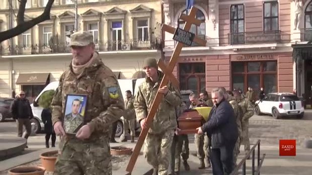 У Львові попрощалися з бійцем 80-ї бригади калушанином Богданом Гаврилівом