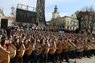 У центрі Львова понад 400 бандуристів одночасно виконали «Заповіт» Тараса Шевченка