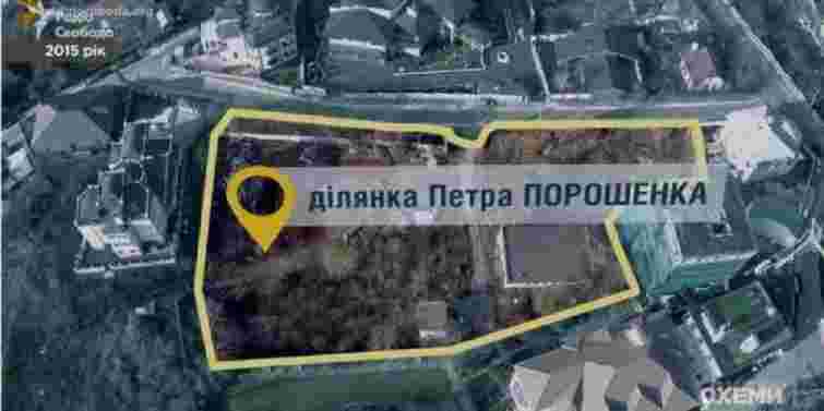 УДО засекретило документи про земельну ділянку Порошенка в центрі Києва