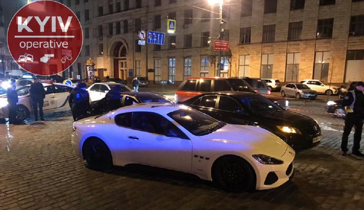 У центрі Києва водій почав стрілянину після ДТП