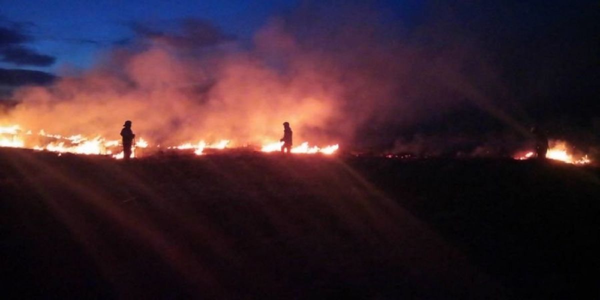 Поблизу Нового Роздолу на Львівщині горить стихійне сміттєзвалище
