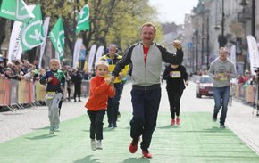 Мер Львова із трьома синами взяв участь у півмарафоні