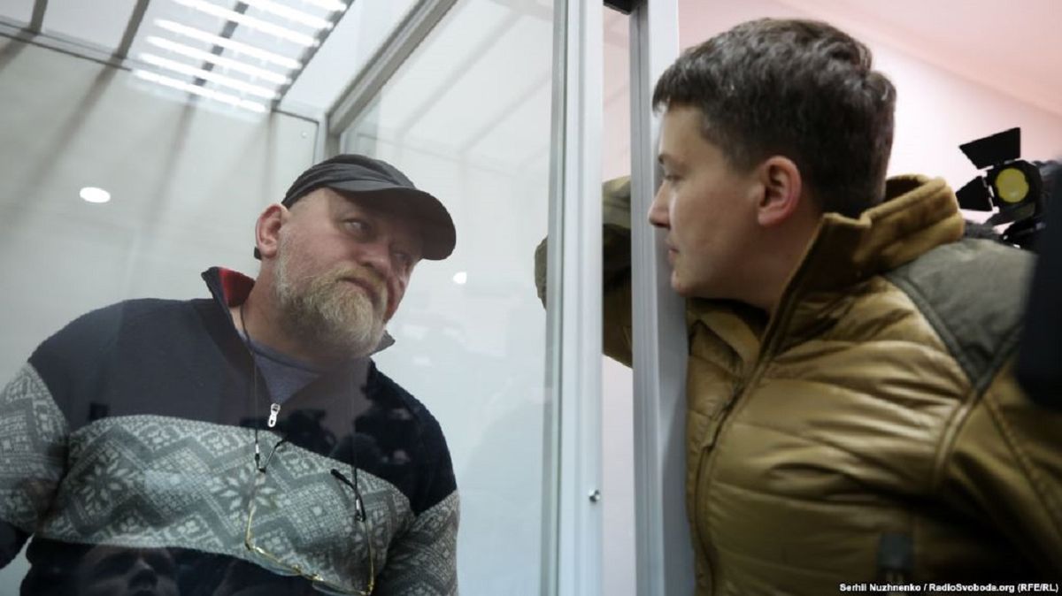 Надію Савченко та Віктора Рубана звільнили з-під варти в залі суду