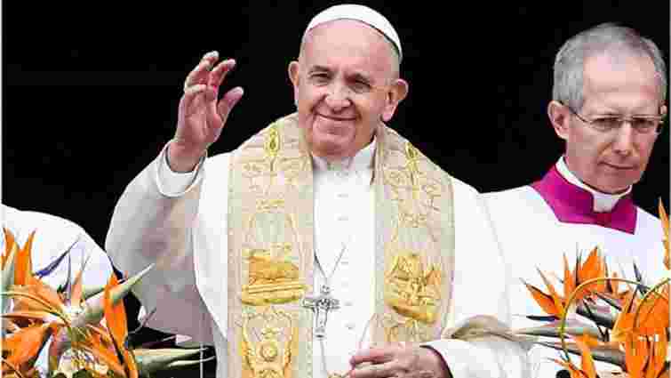 Папа Римський Франциск у своїй великодній промові згадав Україну