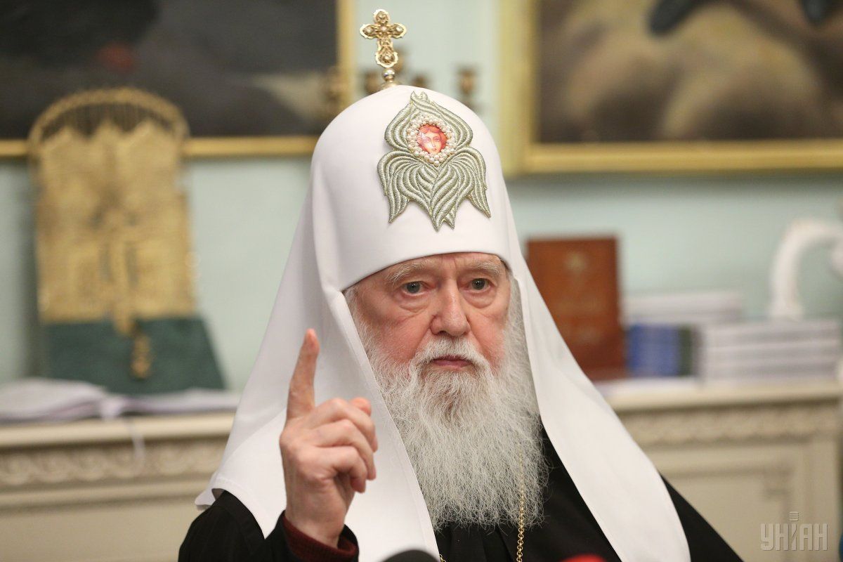 Філарет привітав Володимира Зеленського з перемогою на виборах