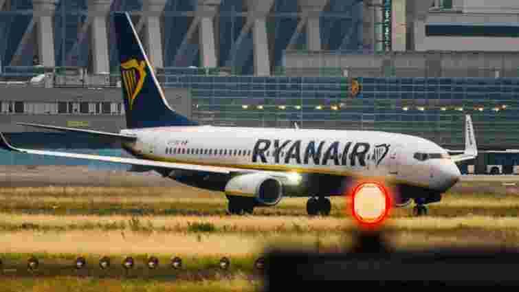 Ryanair збільшив частоту польотів з України за чотирма напрямками
