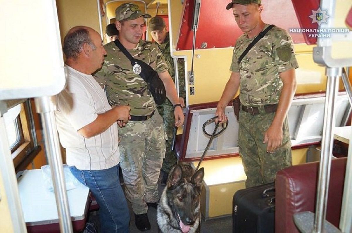 На Луганщині чоловік викинув з поїзда сумку з гранатами
