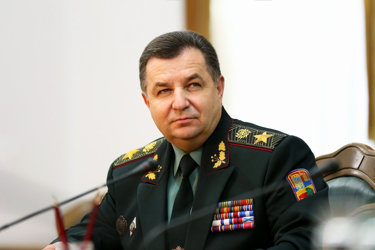 Міністр оборони України Степан Полторак подав у відставку