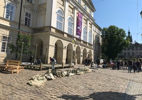 Близько 50 учасників різних громадських угруповань оголосили безстрокову акцію протесту у Львові