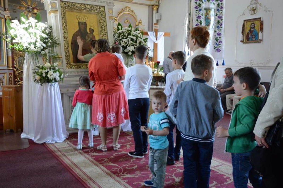 До кінця тижня у львівському храмі перебуватиме чудотворна ікона Зарваницької Божої Матері