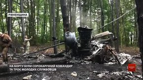 Місцеві мешканці розповіли про нічні події після падіння гелікоптера на Рівненщині