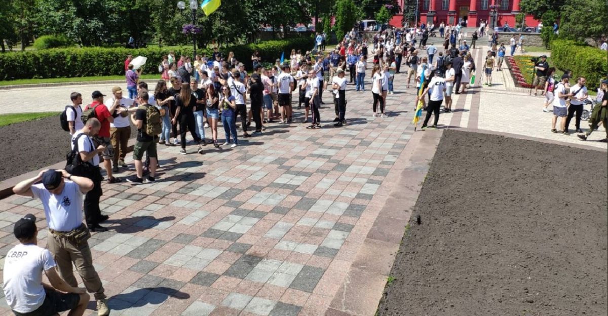 У Києві влаштували акцію на підтримку політичних в’язнів Кремля 