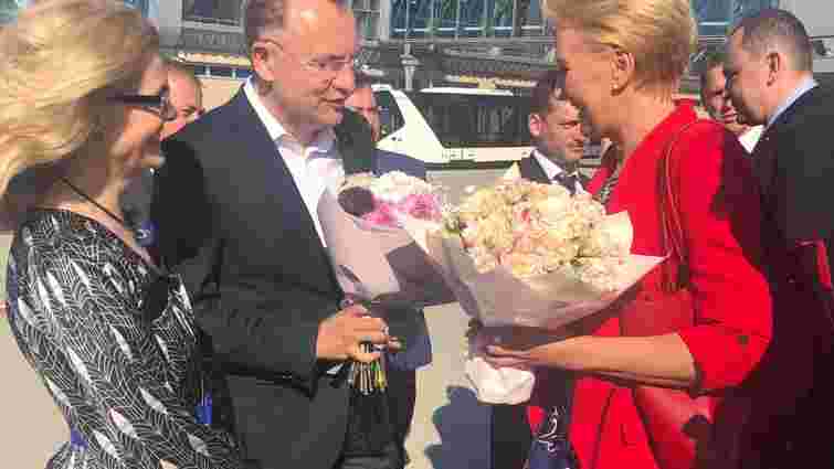 До Львова з офіційним візитом прибула дружина президента Польщі