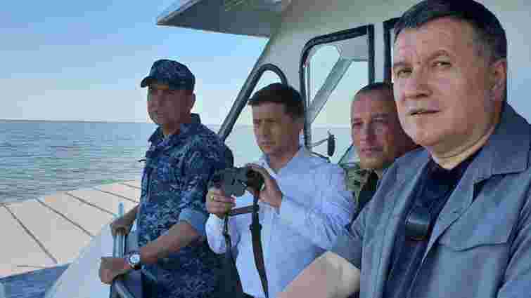 Зеленський з Аваковим оглянули навчання українських військових в Азовському морі