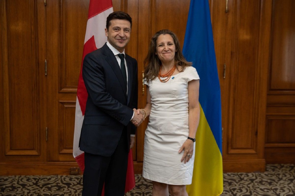 Зеленський пообіцяв міністерці закордонних справ Канади не відходити від євроінтеграції
