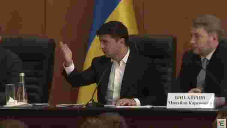 Зеленський вигнав із засідання раніше судимого секретаря Бориспільської міськради