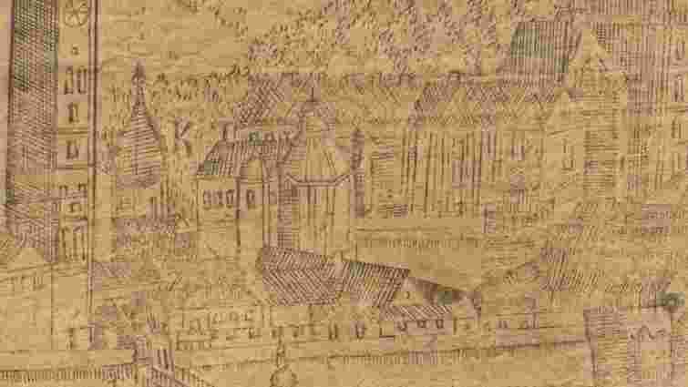 Історики віднайшли давню гравюру із зображенням храму XVI ст. з площі Галицької у Львові