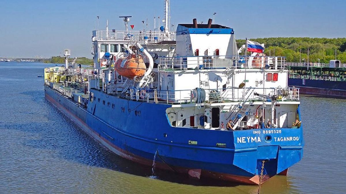 Україна заарештувала затриманий в Ізмаїлі російський танкер NEYMA