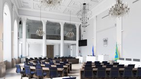 Сесійній залі львівської Ратуші повернуть вигляд парламенту